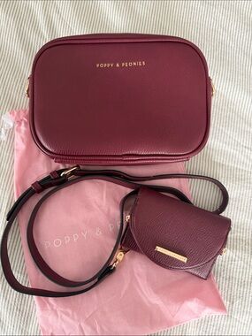 Poppy & Peonies Berry 24/7 & matching Margaux wallet